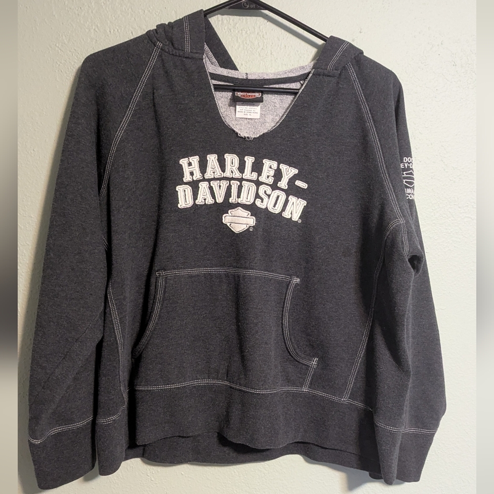 Harley Davidson gray sweatshirt XL